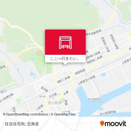 住吉住宅街地図