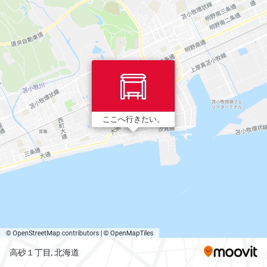 高砂１丁目地図