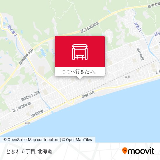 ときわ６丁目地図