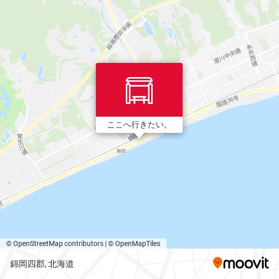 錦岡四郡地図