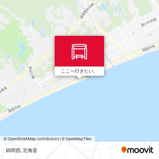 錦岡西地図