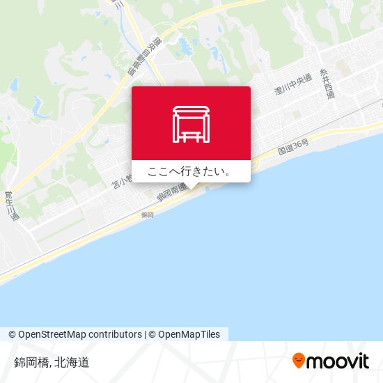 錦岡橋地図