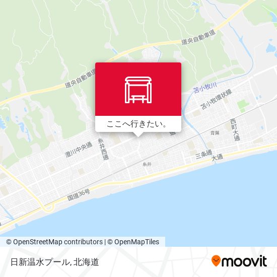 日新温水プール地図