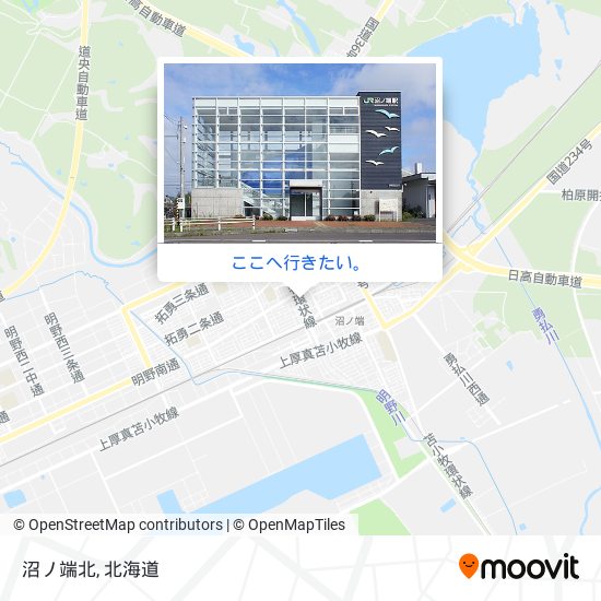 沼ノ端北地図