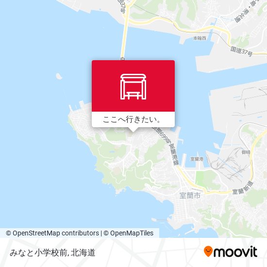 みなと小学校前地図