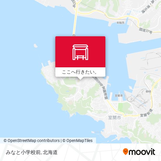 みなと小学校前地図