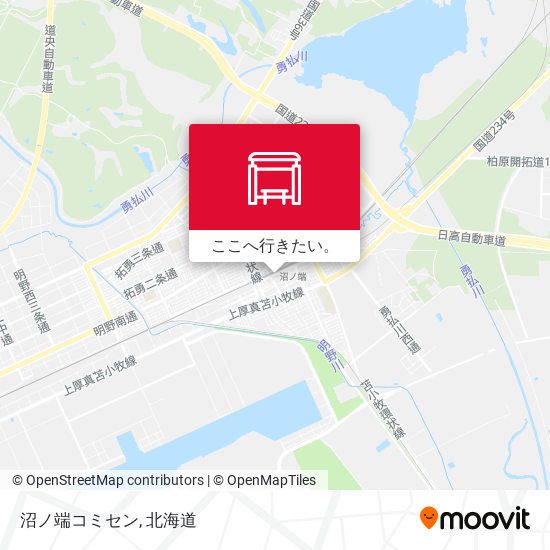 沼ノ端コミセン地図
