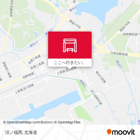 沼ノ端西地図