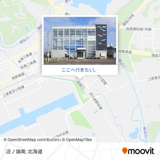 沼ノ端南地図