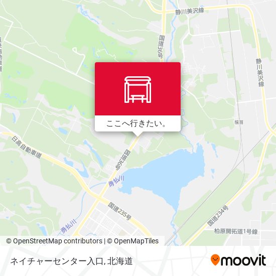 ネイチャーセンター入口地図