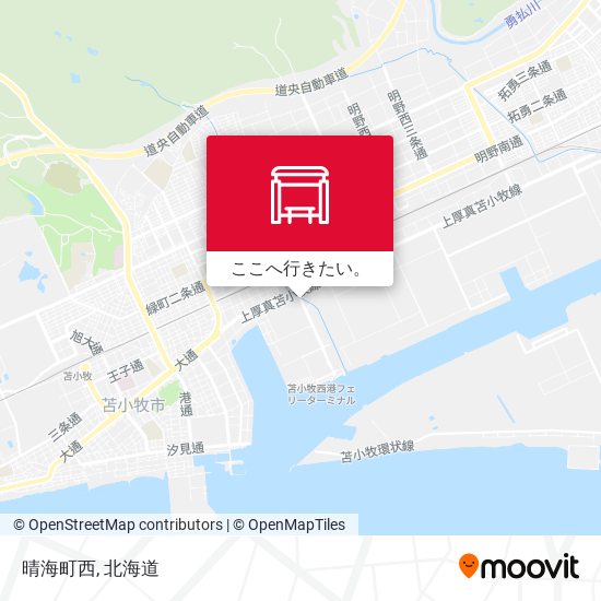 晴海町西地図