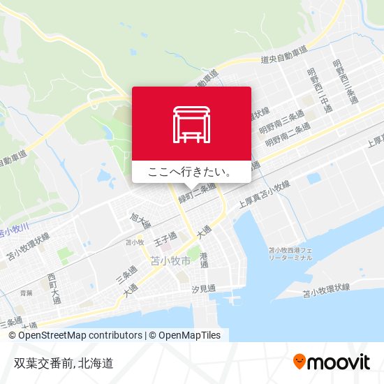 双葉交番前地図