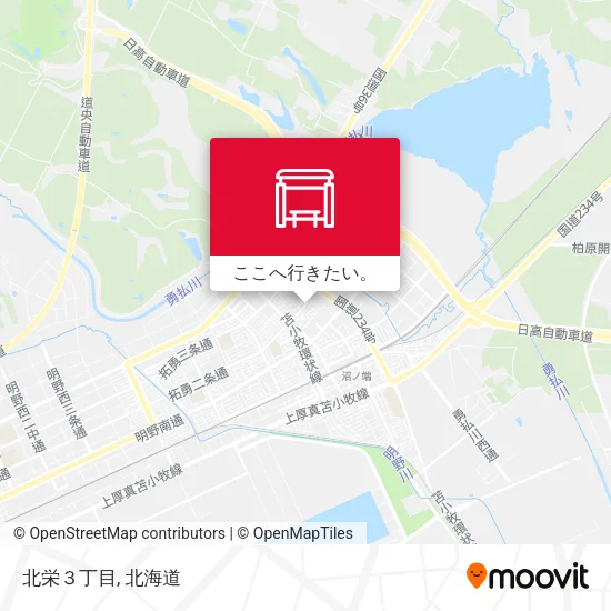 北栄３丁目地図