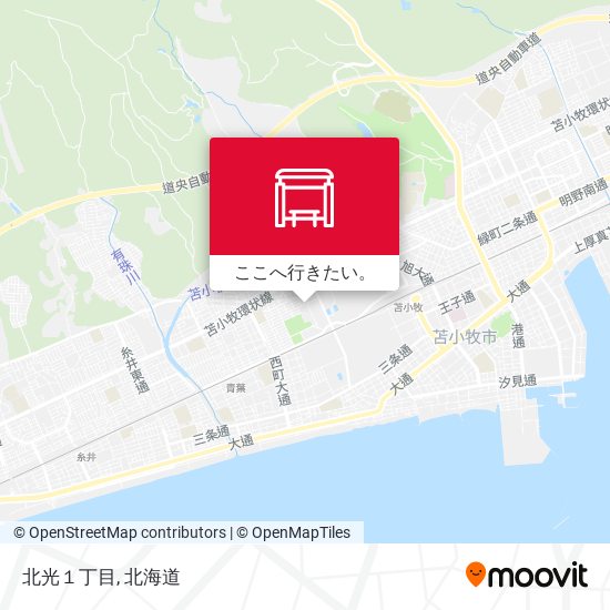北光１丁目地図