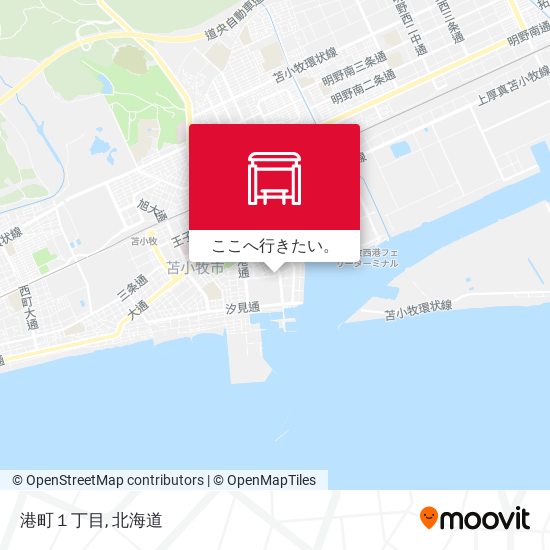 港町１丁目地図