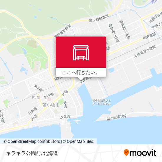 キラキラ公園前地図
