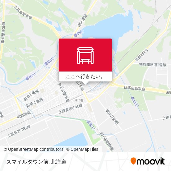 スマイルタウン前地図