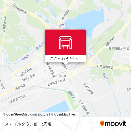 スマイルタウン前地図