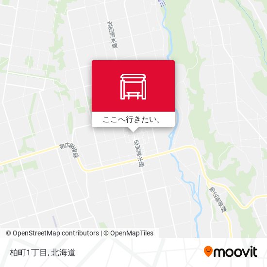 柏町1丁目地図