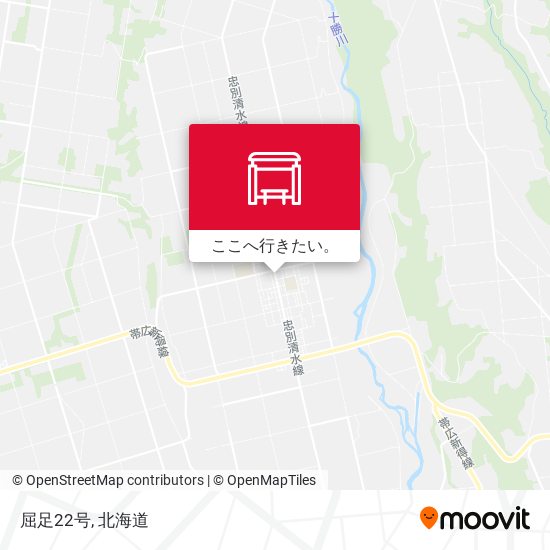 屈足22号地図