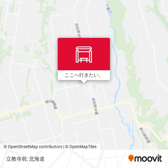 立教寺前地図