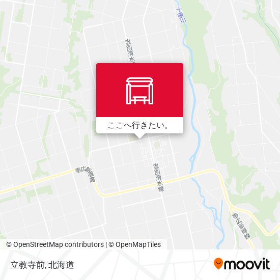 立教寺前地図