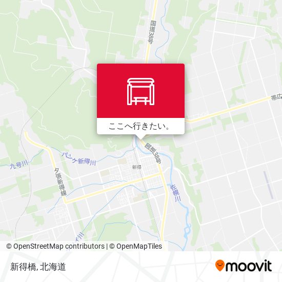 新得橋地図