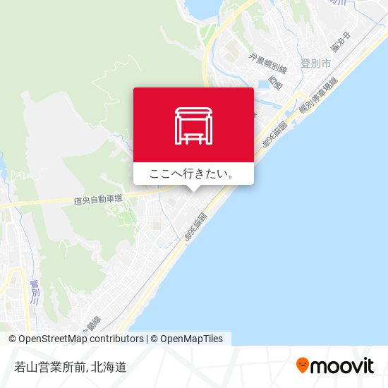 若山営業所前地図