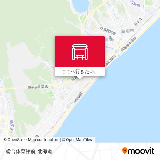 総合体育館前地図