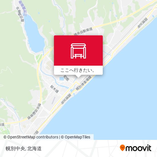 幌別中央地図