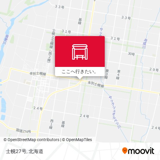 士幌27号地図