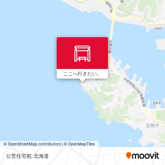 公営住宅前地図