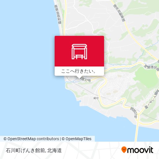 石川町げんき館前地図