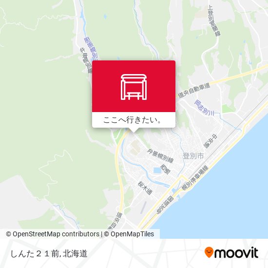 しんた２１前地図