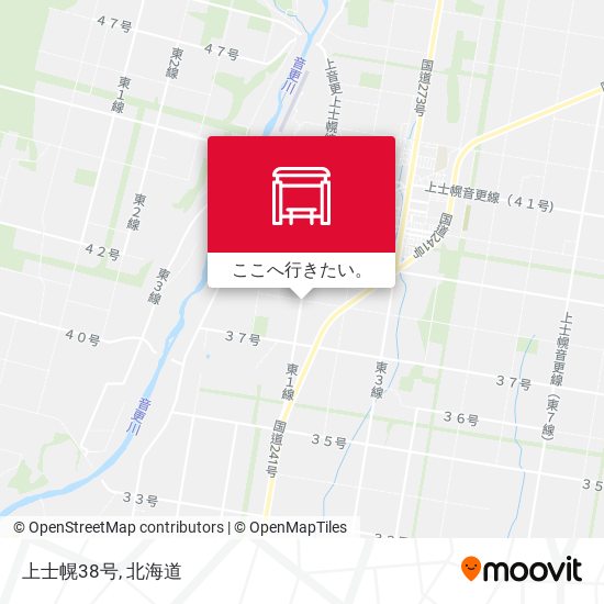 上士幌38号地図