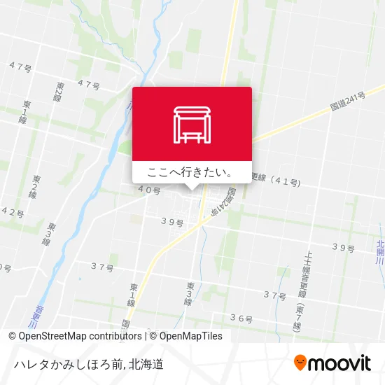 ハレタかみしほろ前地図