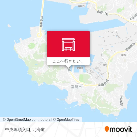 中央埠頭入口地図