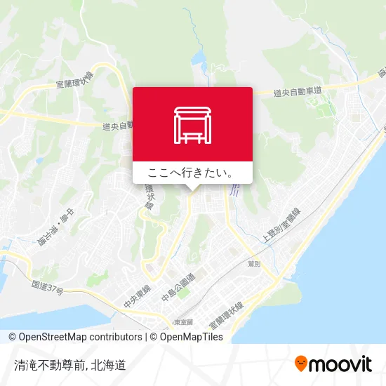 清滝不動尊前地図