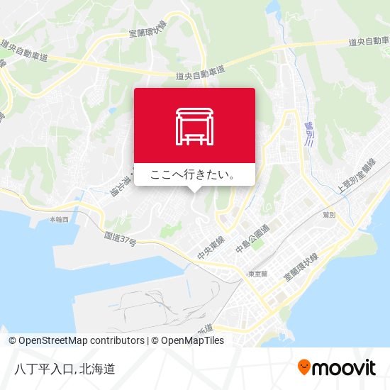 八丁平入口地図