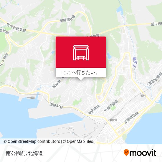 南公園前地図