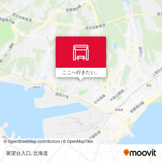 展望台入口地図