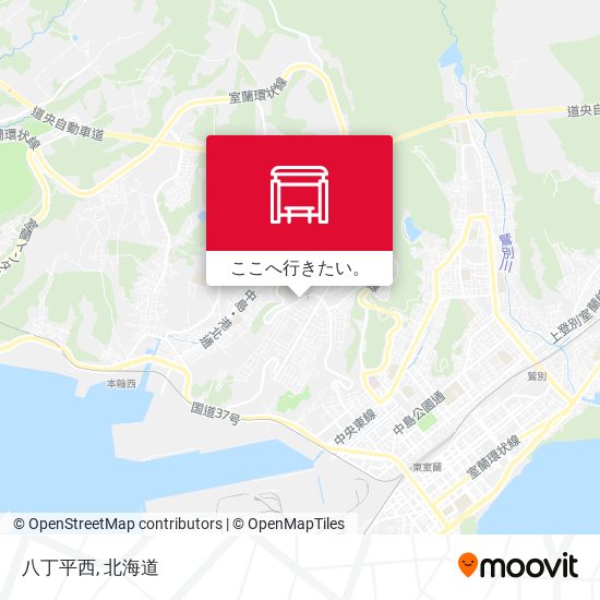 八丁平西地図