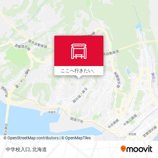 中学校入口地図
