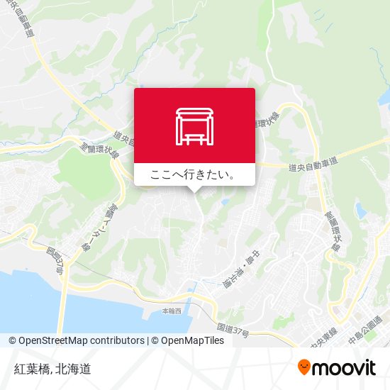 紅葉橋地図