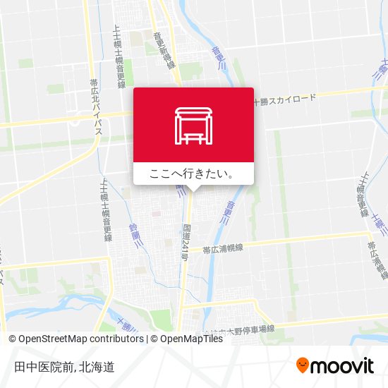 田中医院前地図