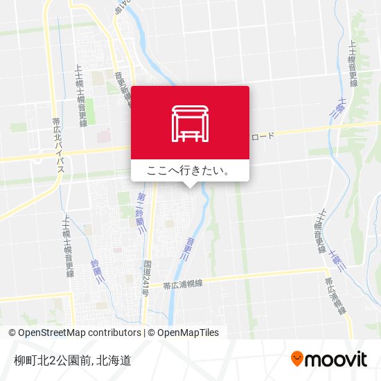 柳町北2公園前地図