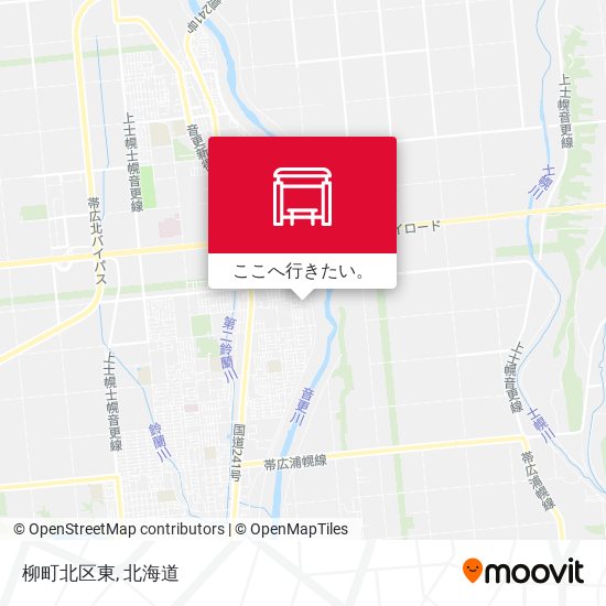 柳町北区東地図