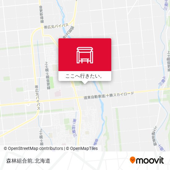 森林組合前地図