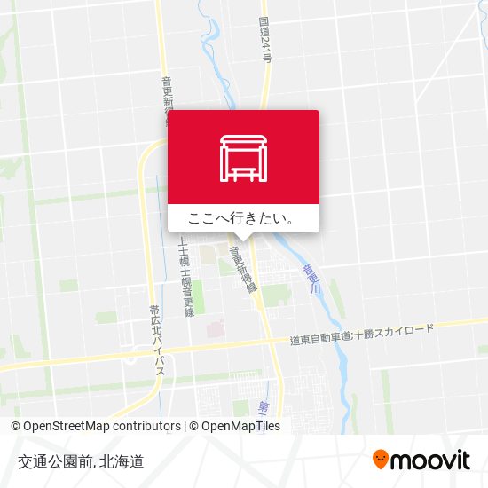 交通公園前地図