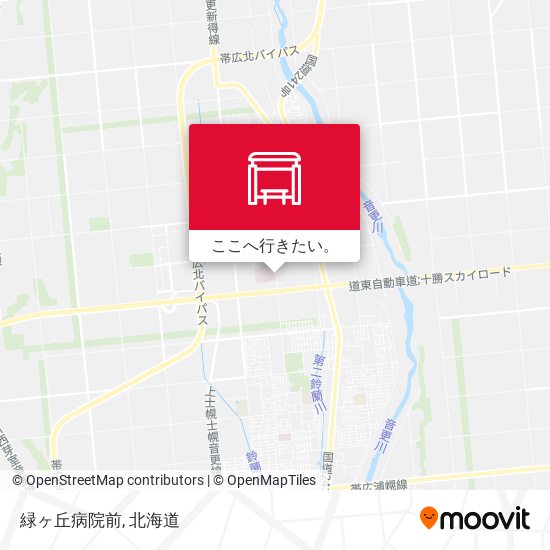 緑ヶ丘病院前地図